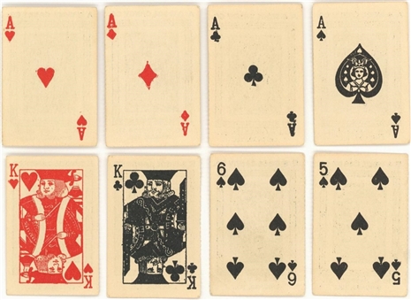 1930s-1940s R111 Anonymous "Wool Candy" Playing Cards Complete Set (52)